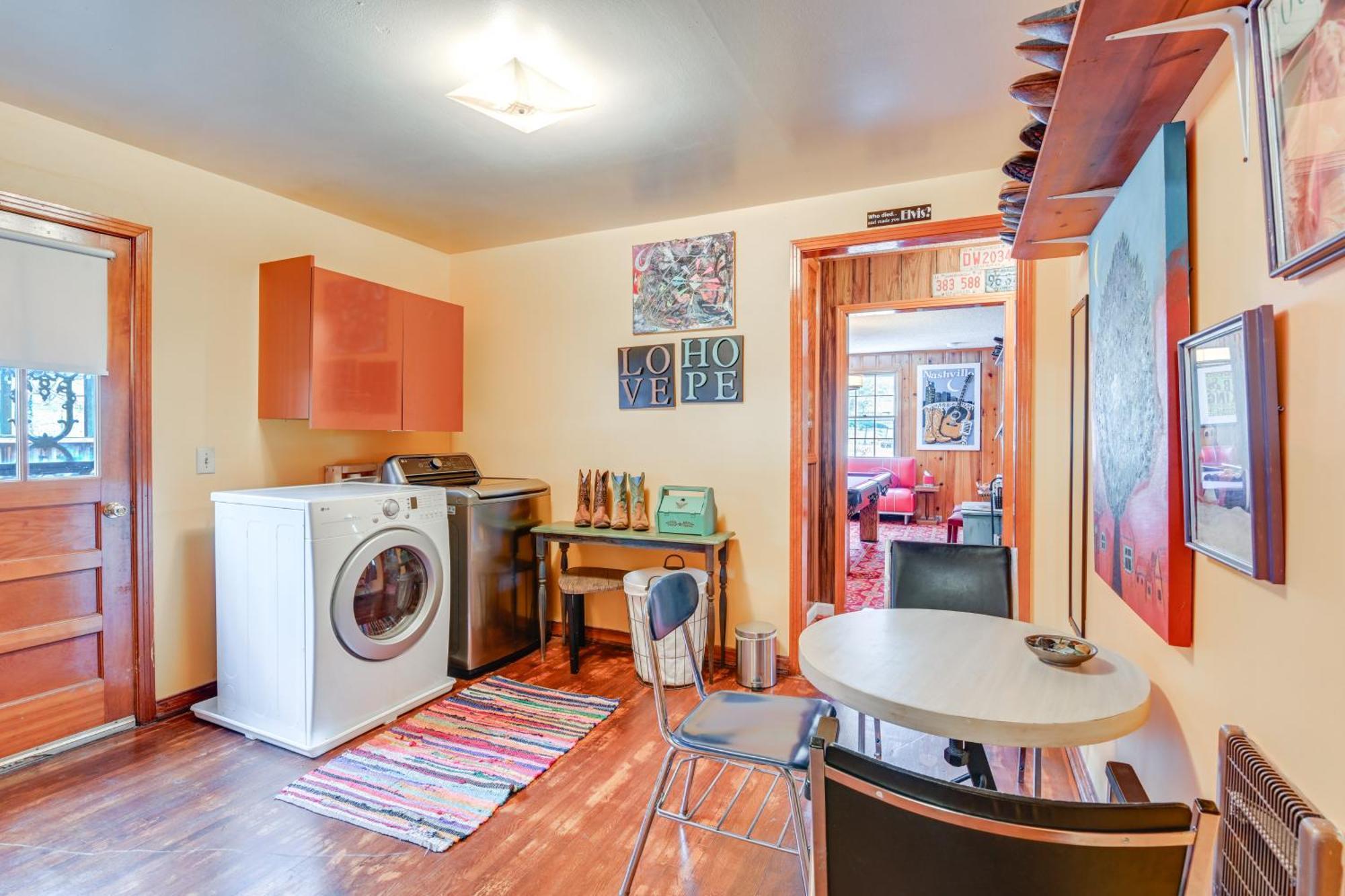 6 Mi To Downtown 70S-Themed Home In Nashville! Kültér fotó